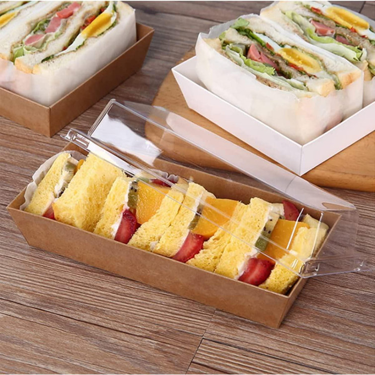 Prep & Savour 25 Sets Of Roll Cake Box Set, Sandwich Swiss Roll
